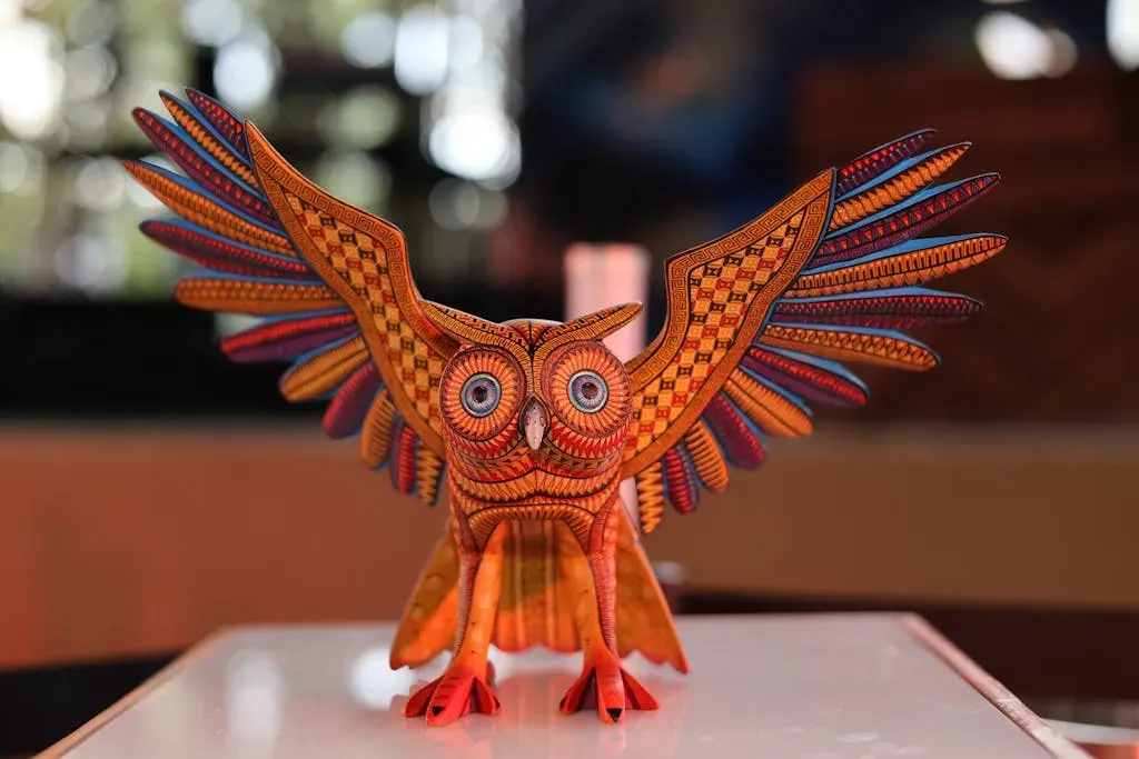 Imágenes de diferentes tipos de alebrijes.