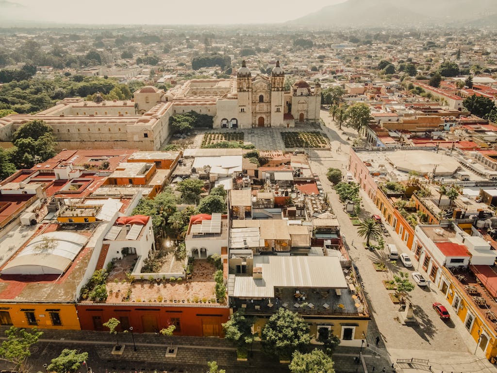 Mapa del centro histórico de la ciudad de oaxaca