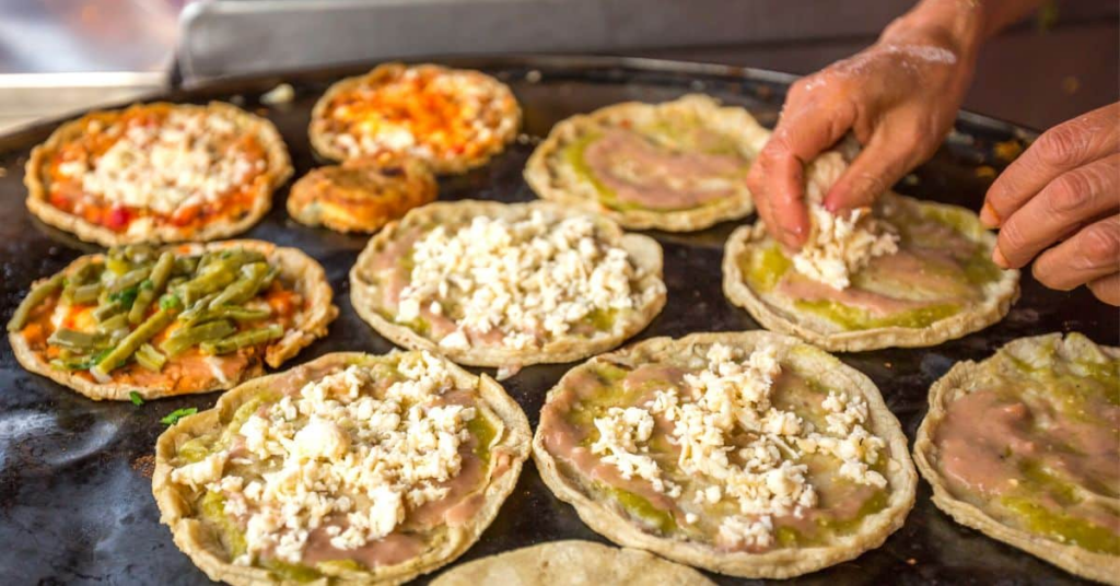 Typical Oaxacan street food