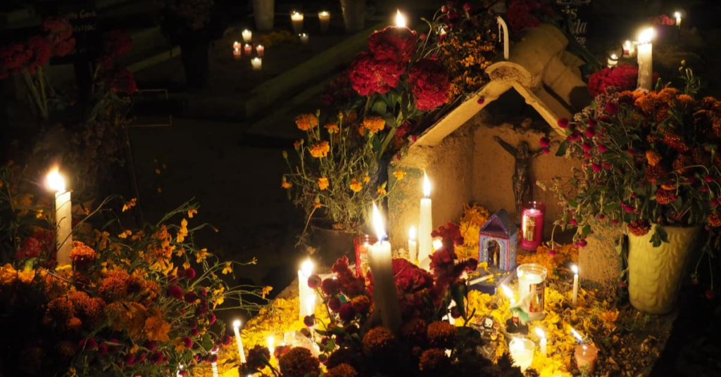 Altar for The Day of the Dead in Oaxaca
